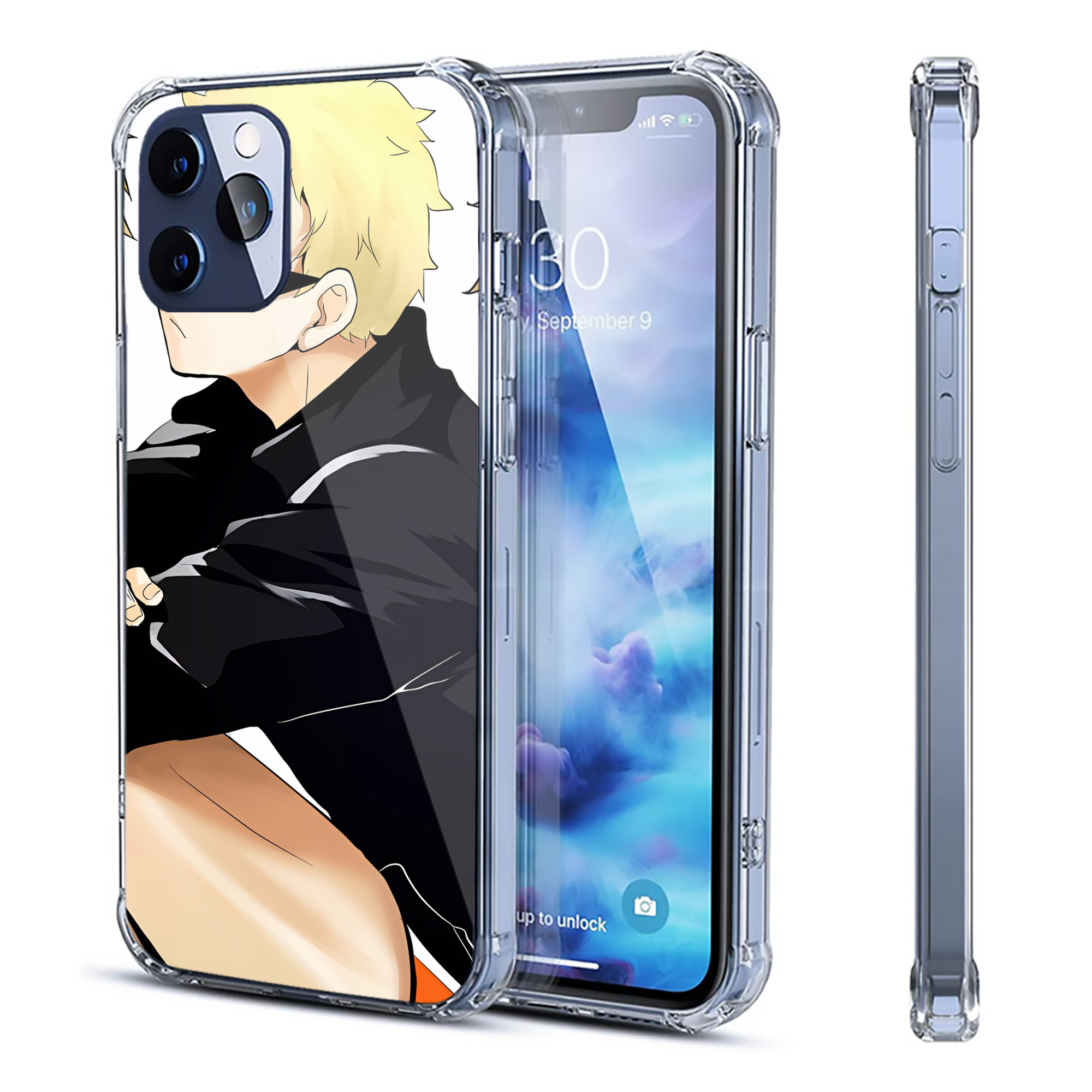 （画像用） ハイキュー!! Haikyu!! 【iPhone 12シリーズ対応】透明スマホケース（クリアソフトケース）